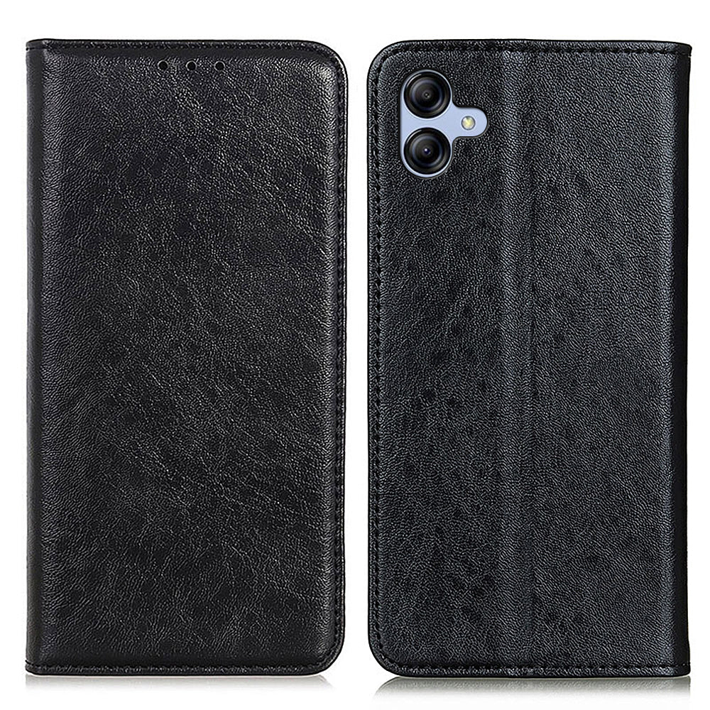 For Samsung Galaxy A05 4G Case PU Leather Crazy Horse Texture Stand Wallet Phone Cover For Samsung Galaxy A05 4G Case PU Leather Crazy Horse Texture Stand Wallet Phone Cover